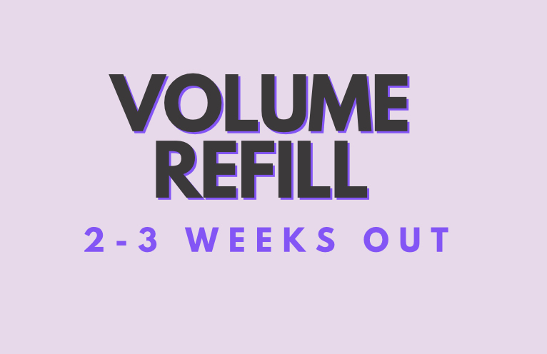 Volume fill: 2-3 week