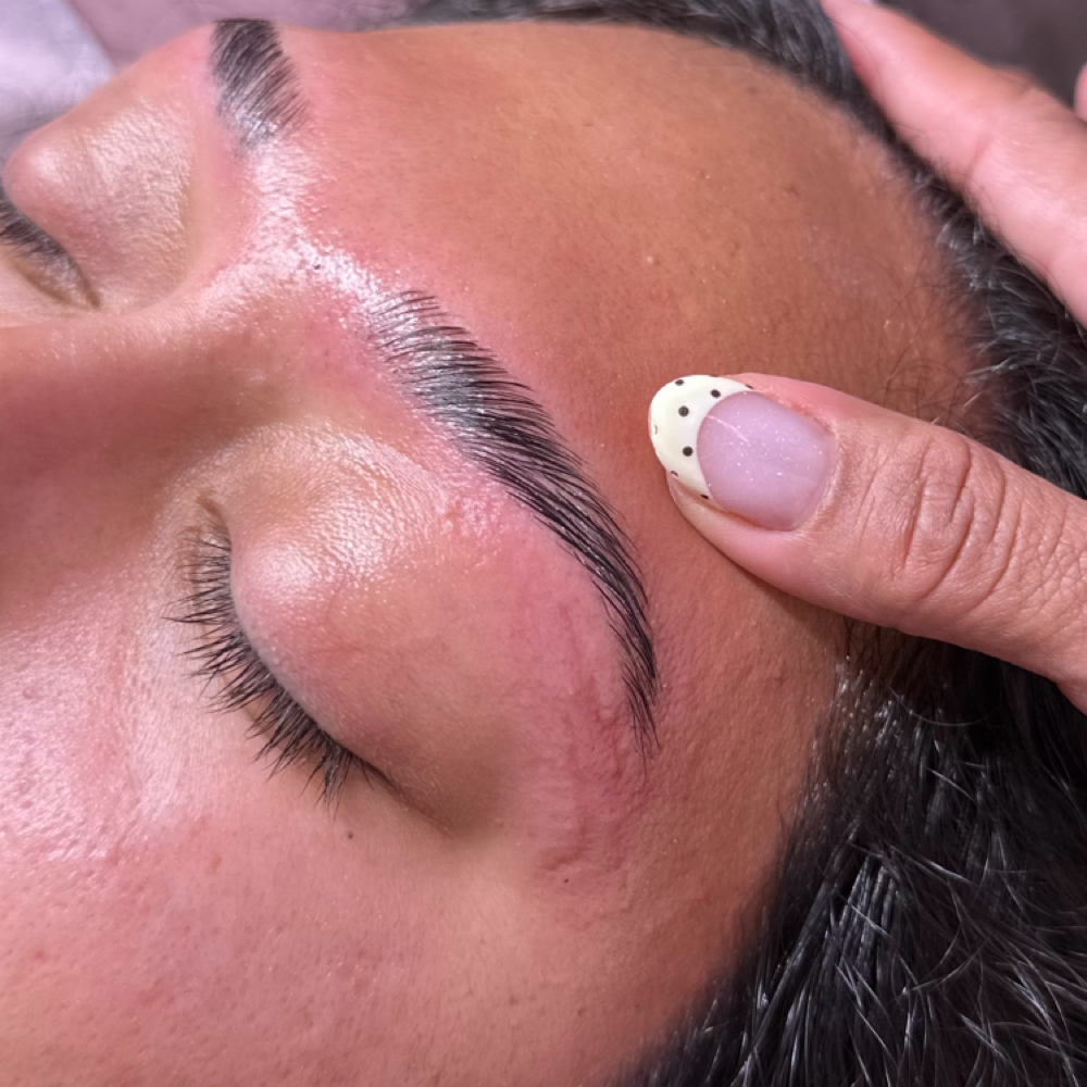 Brow Lamination + Wax at Lux Aesthetics in Moreno Valley, CA