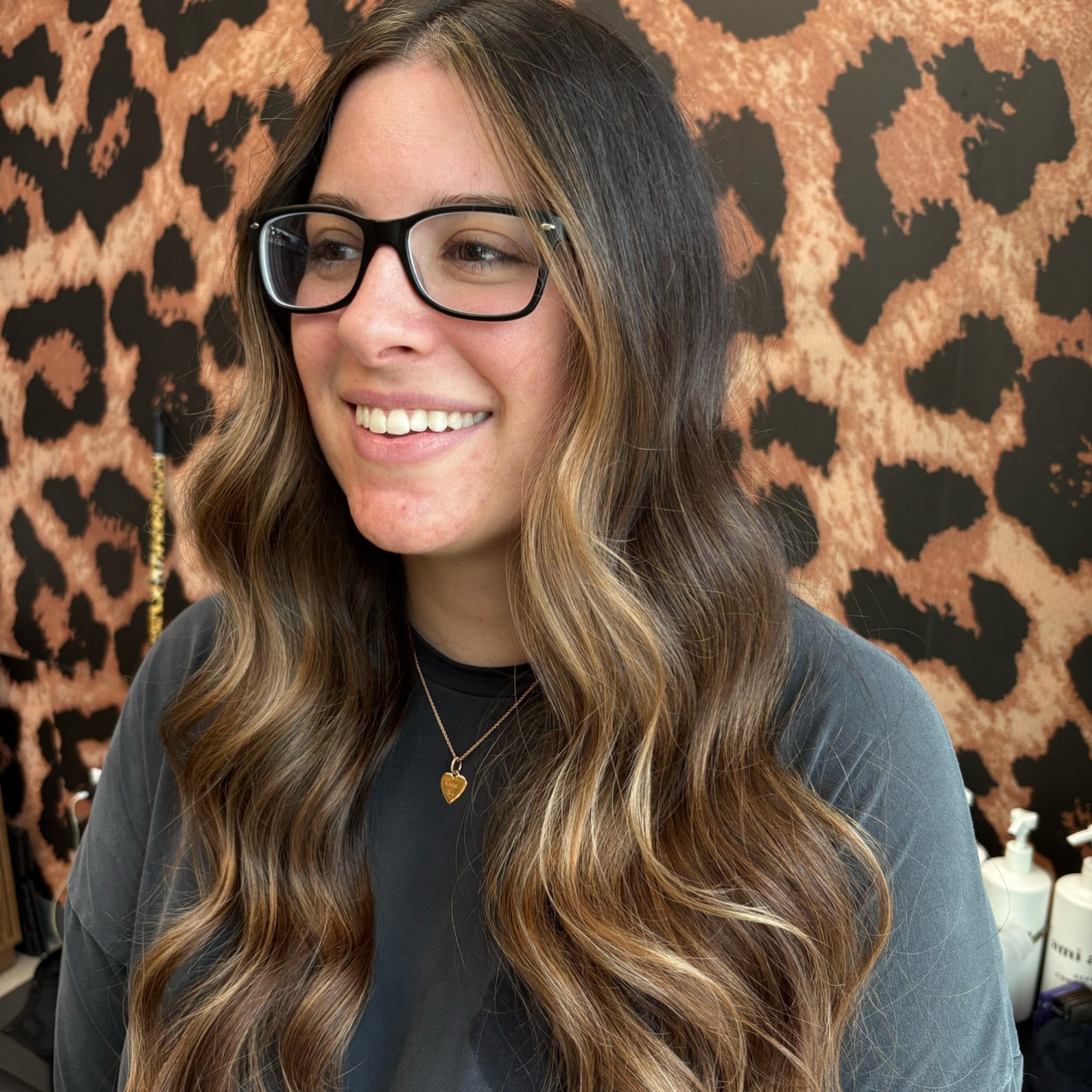 Dimensional Face Framing Highlight at k studio in Annapolis, MD