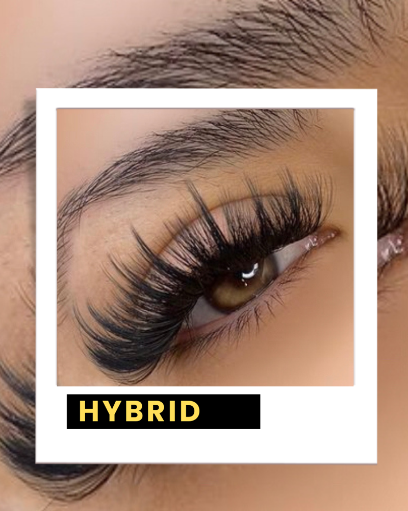 Hybrid Eyelash Extensions