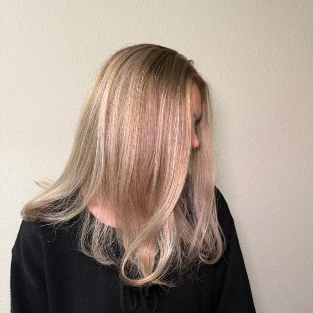 Partial Blonding Service at Makaila @ Fusion Salon in Lakewood, WA