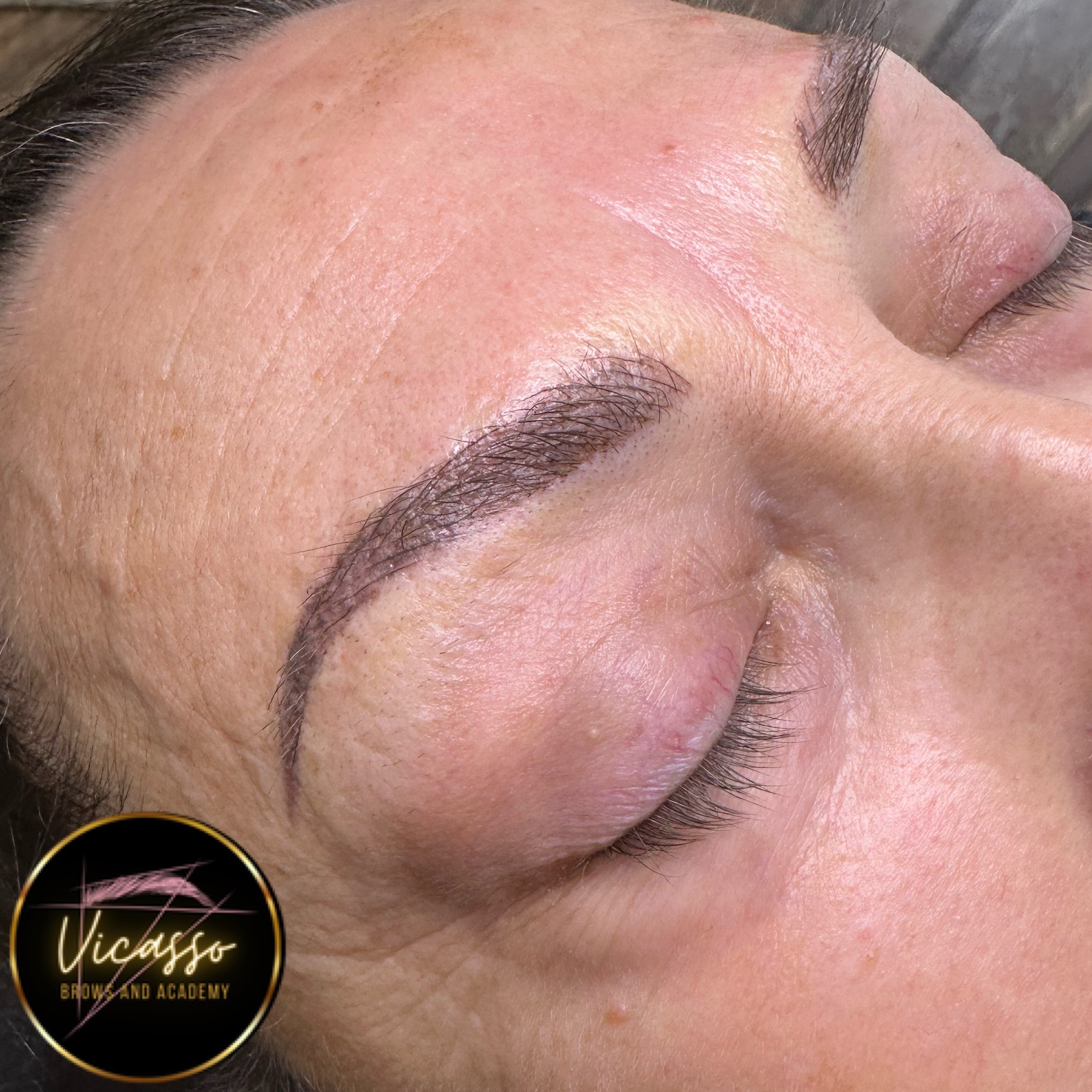 Combo brows-Microblading & shading at Vicasso Brows & Academy in Olive Branch, MS
