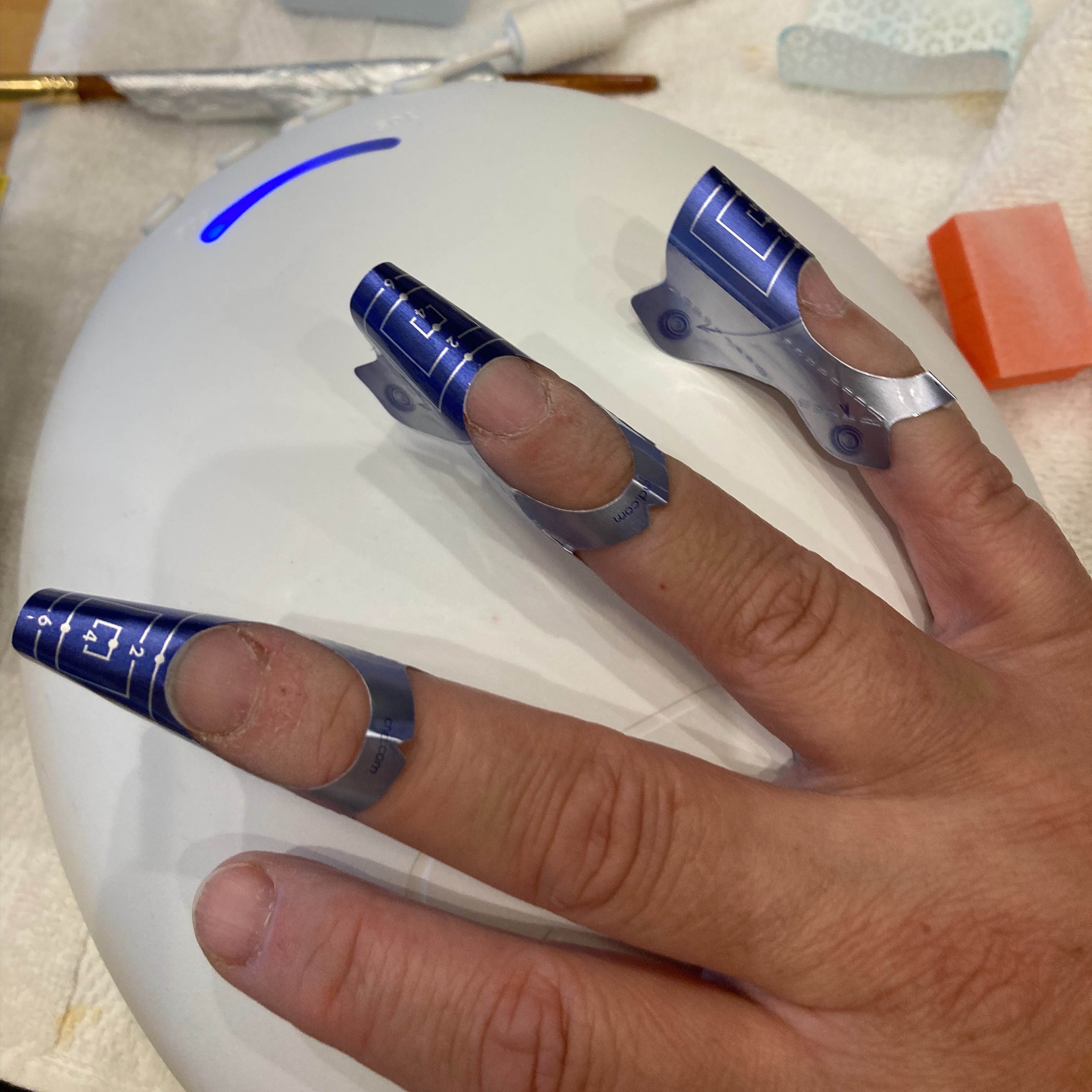 Hard Gel Overlay or Fill at Sun and Sandals Nail Spa in Chandler, AZ