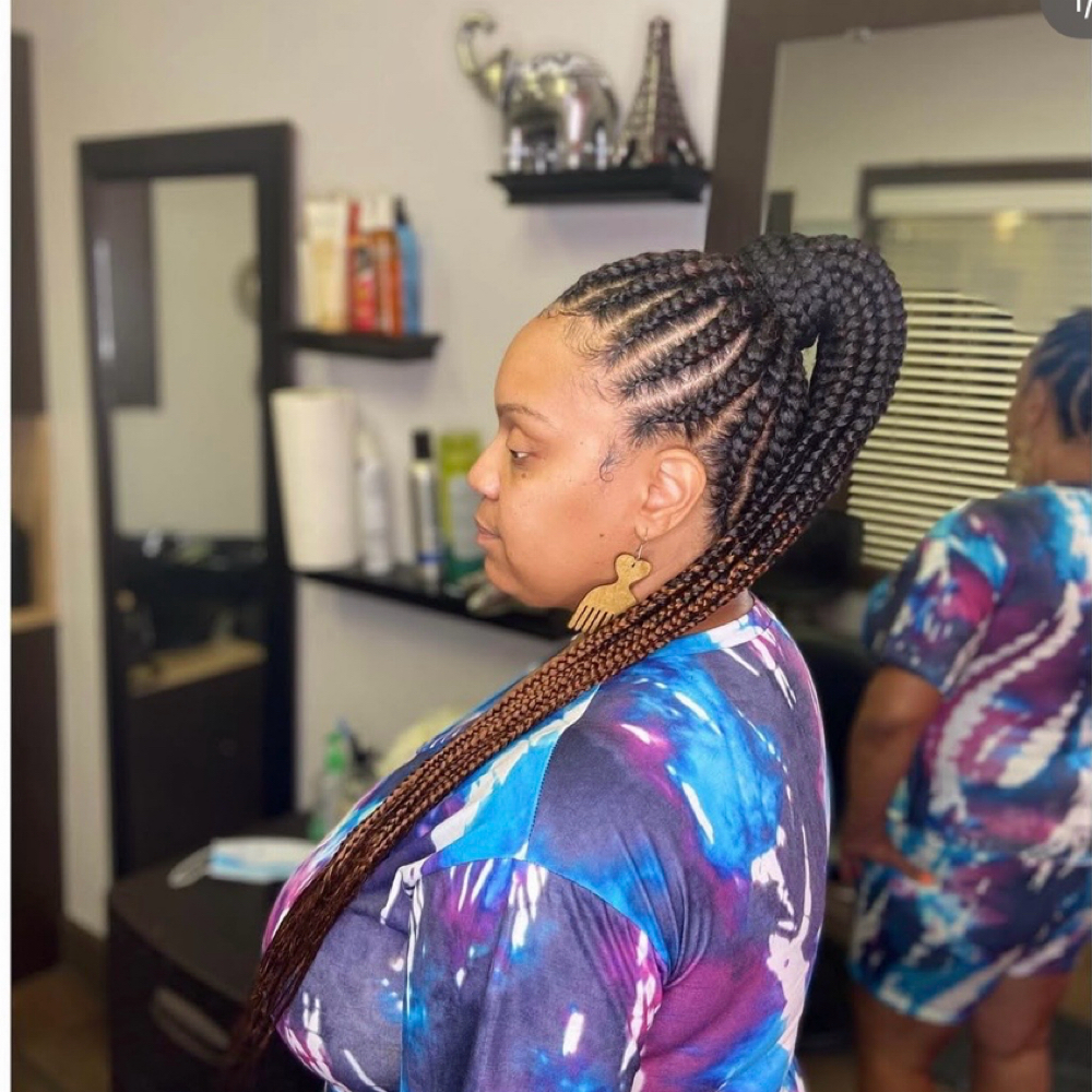 PONYTAIL BRAIDS at Glam Braids in Marietta, GA