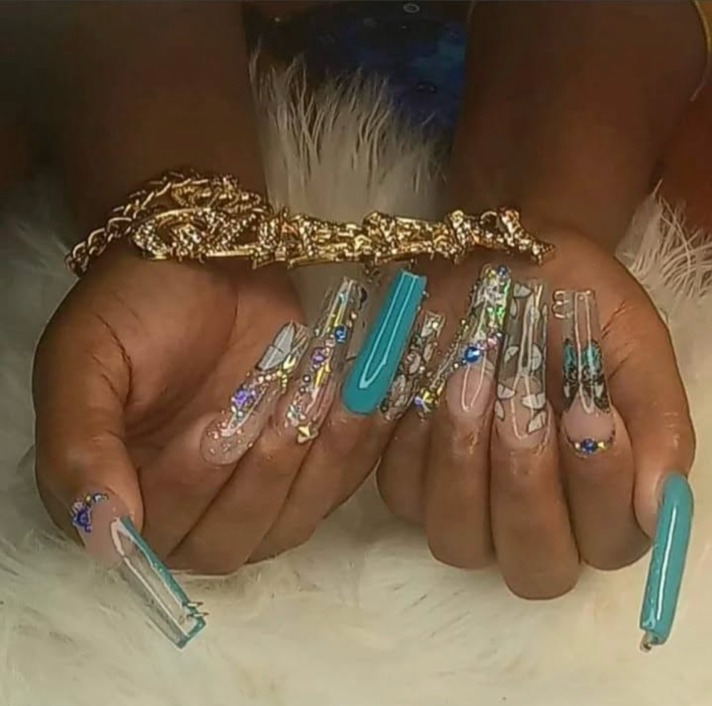 Empress (xtra long) at Queen Snek Nails in Detroit, MI