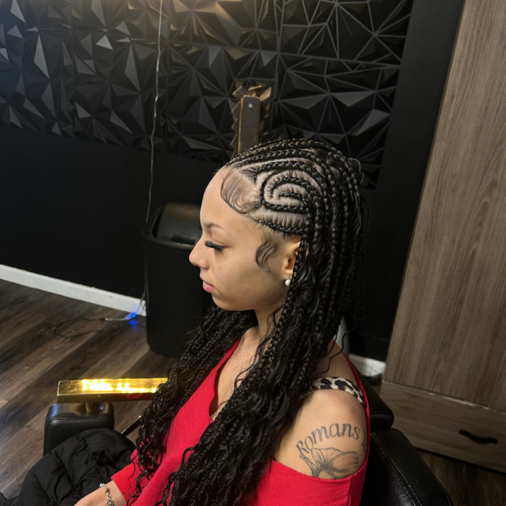 Fulani Braids Medium at VIPHairStudio in morristown, TN
