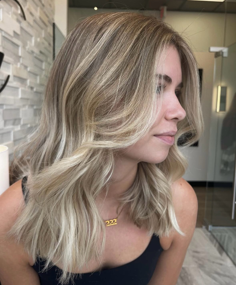Partial Blonding, Cut & Dry