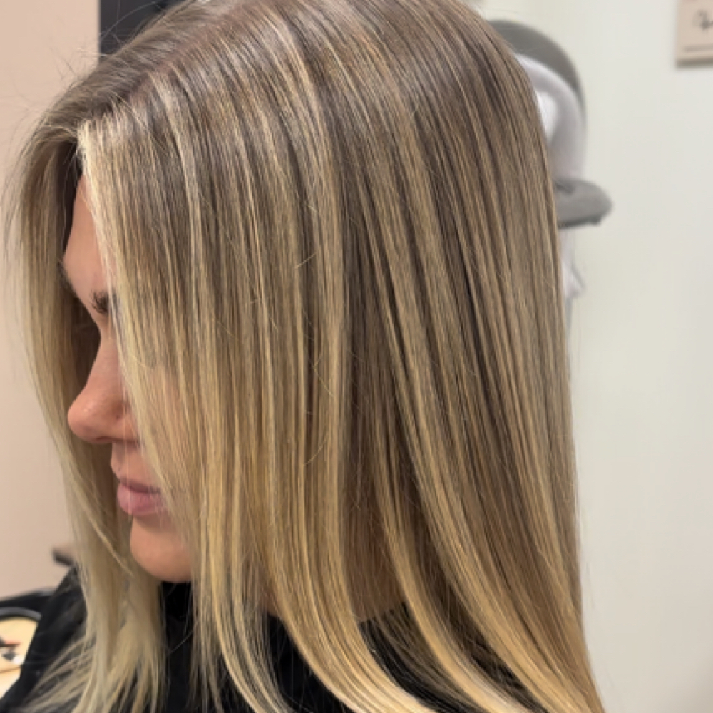 Partial Blonding, Cut & Dry at Custom Color by Ella in Brighton, MI
