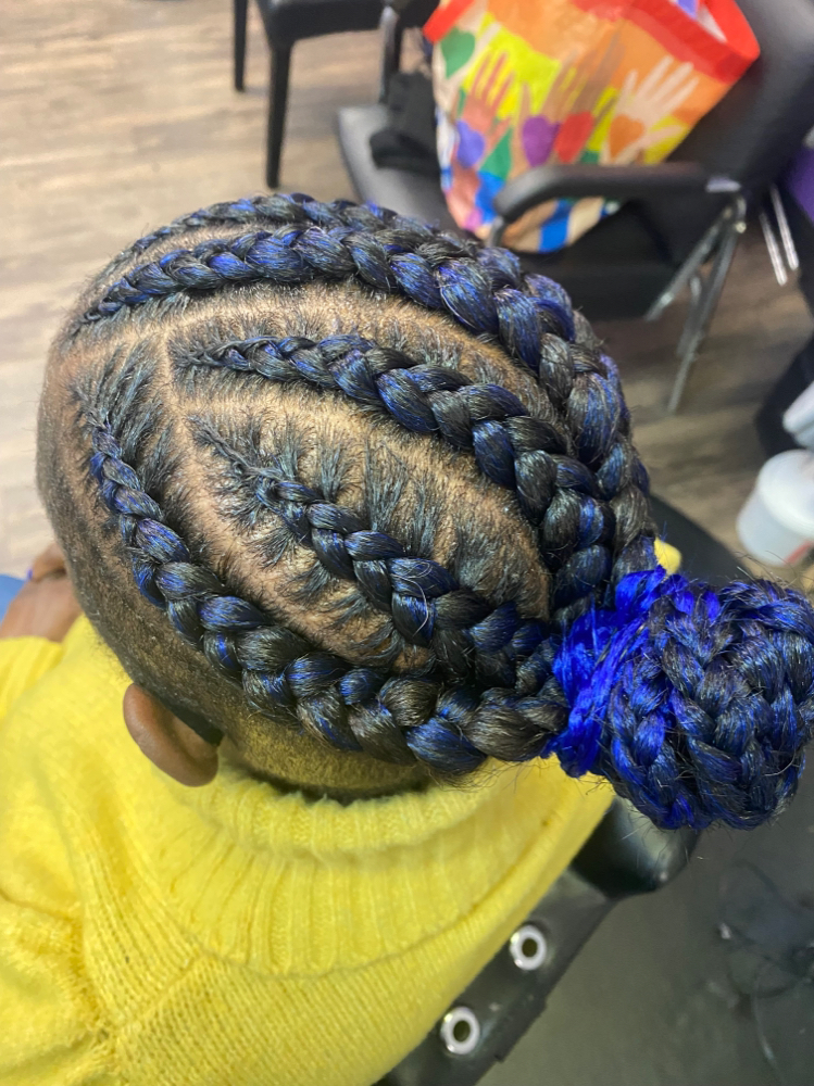 Feed in/Goddess 5 Braids
