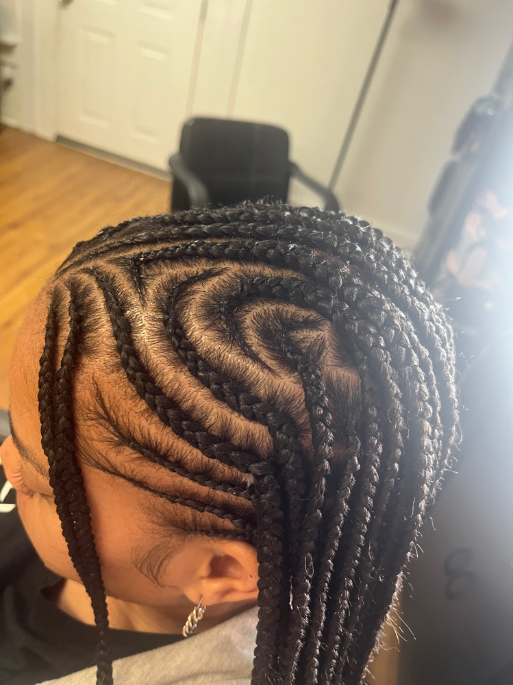 Fulani Braids at Dluxurybar in North Augusta, SC