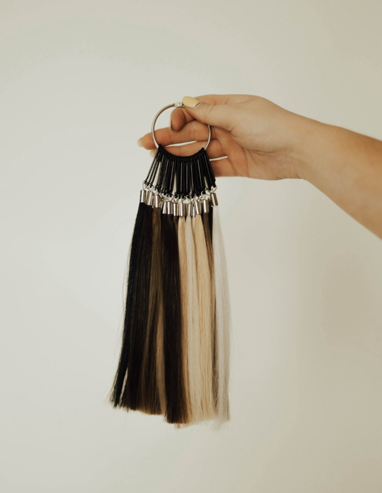 3 rows extensions at Palmetto-a hair salon in Hillsborough, NC