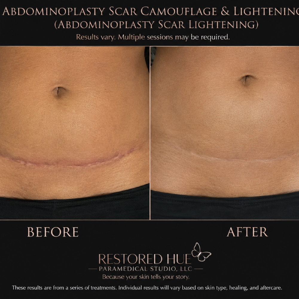 Abdominoplasty Scar Lightening at Restored Hue Paramedical Studio in Atlanta, GA