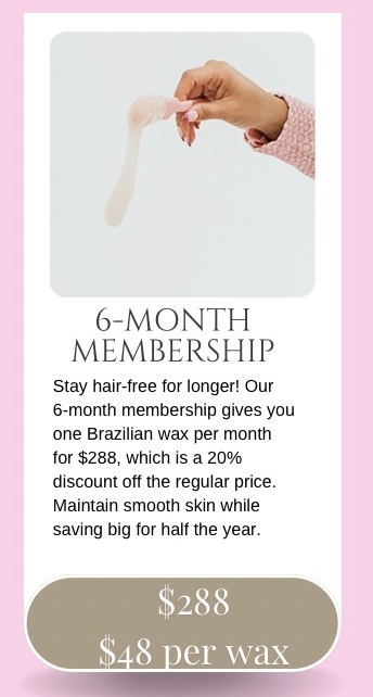 6Month Wax Membership