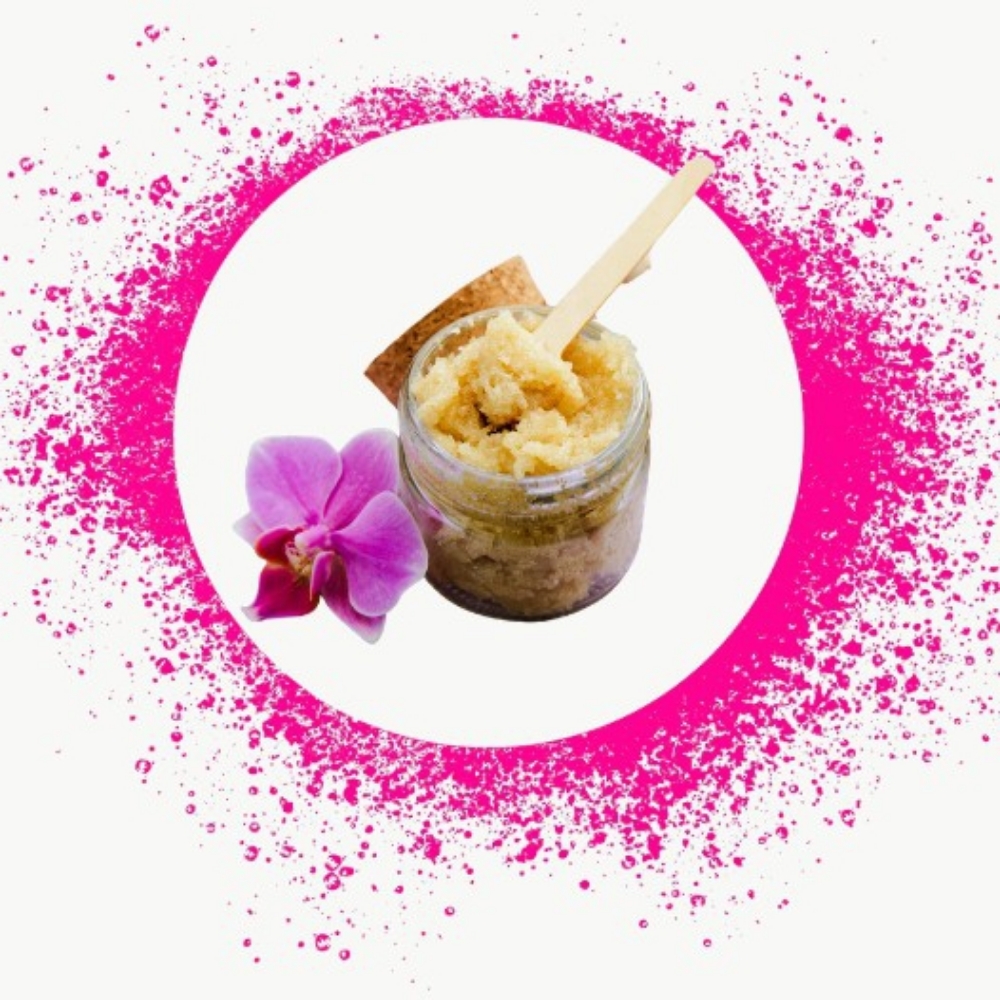 Renewing Sugar Scrub-Back at Lacey Lauersdorf-Relaxing Pink Escape LLC in Sheboygan, WI