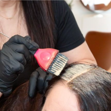 Single Color Retouch at MINT hair studio in seattle, WA