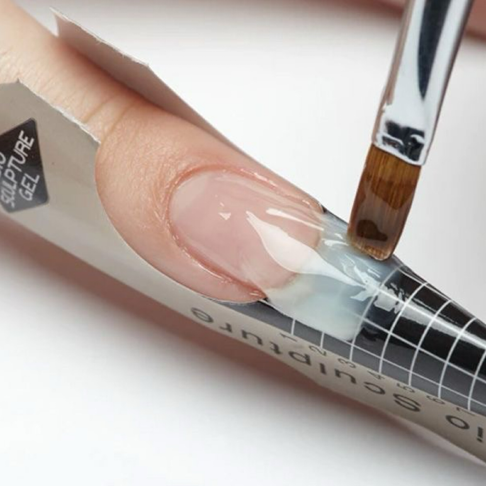 Hard gel sculpted nails(extensions) at Aesthetic Cuticles in Scottsdale, AZ