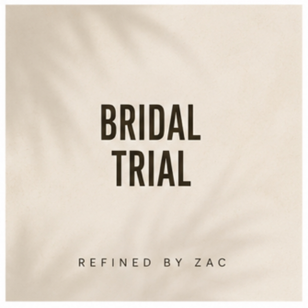 Bridal Trial at Refined by Zac in san diego, CA
