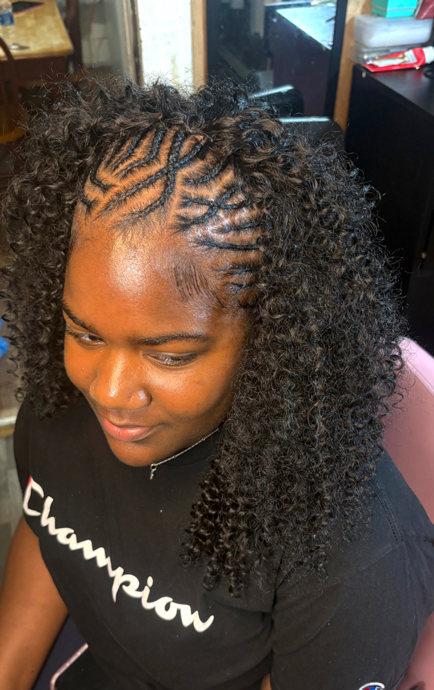 Feedin With Curly Sew In(