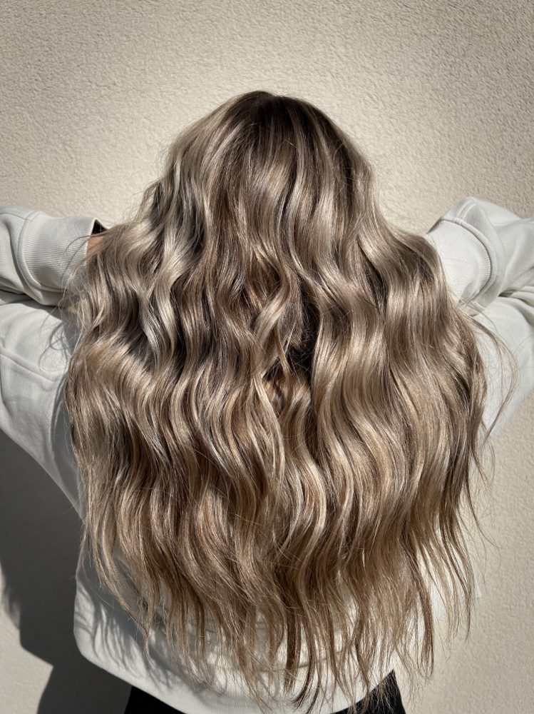Full Balayage, With Blowdry