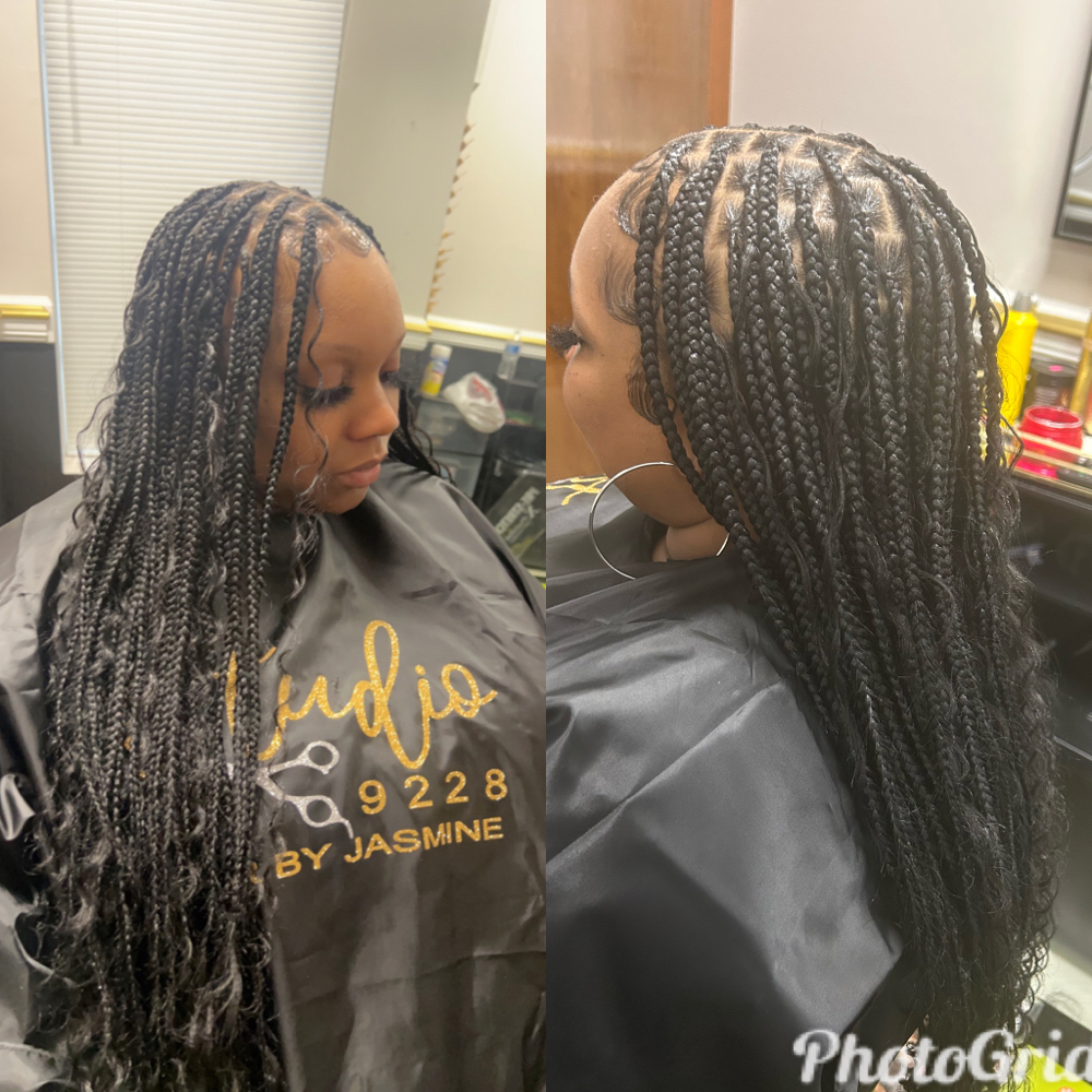 Med Bohemian Knotless