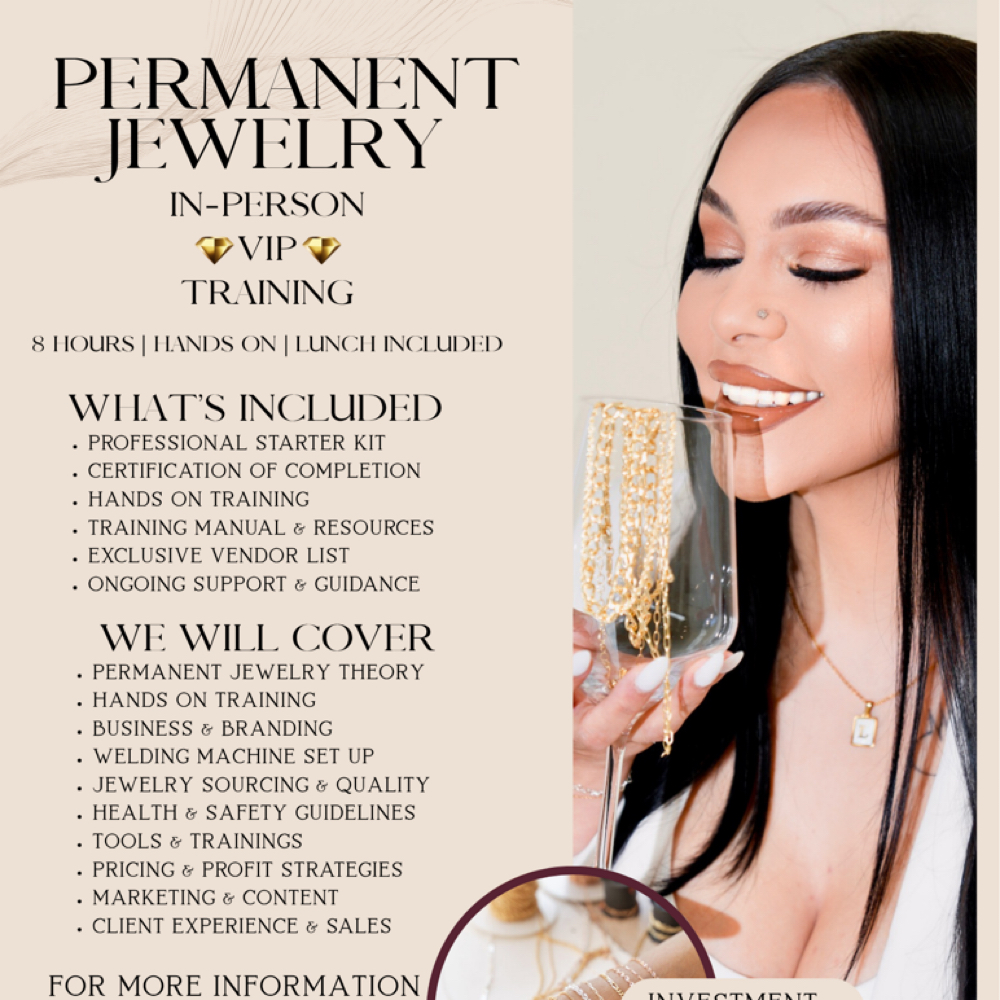 VIP - Permanent Jewelry Training at Cosmos Artistry in Arlington, TX