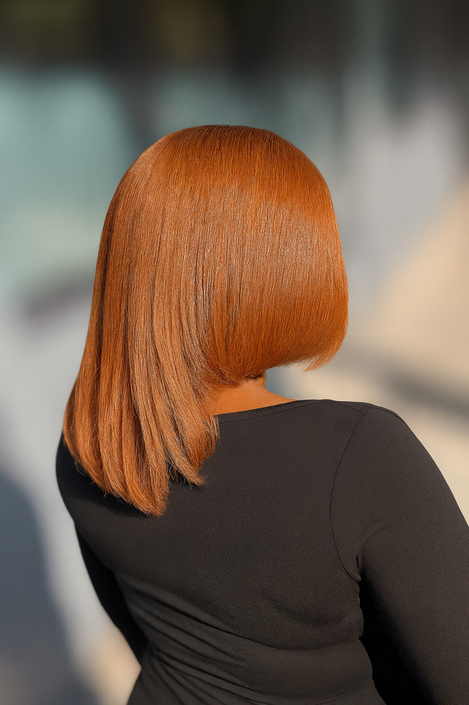 Shampoo N’ Flat Iron(Relaxed Hair)