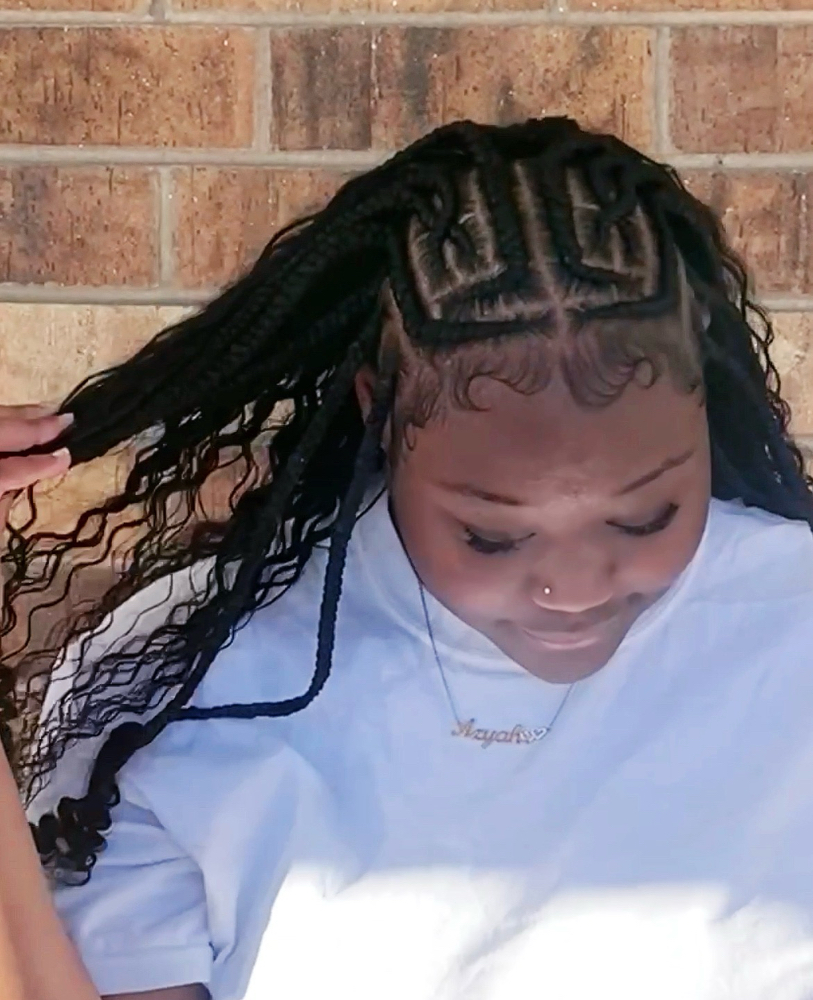 Fulani Braids W/ Sewin at Key Hair Architecture LLC in Aurora, CO