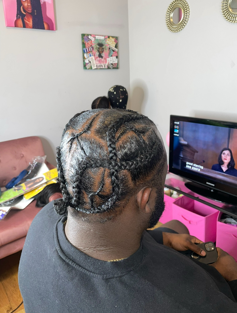 Men/Women Corn Rows (tapered sides)