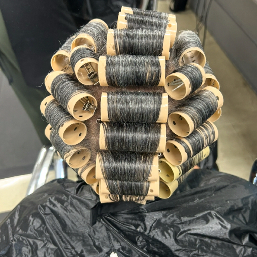 Roller Set at ApplesTouchh in Laurel, MD