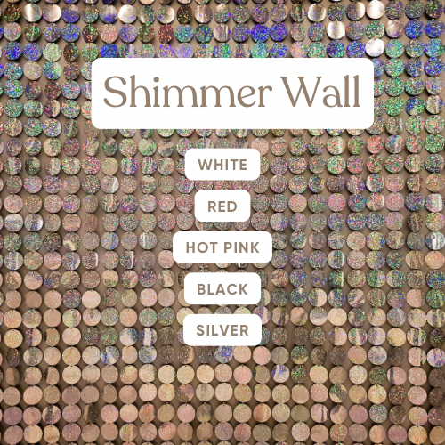 Shimmer Wall Rental
