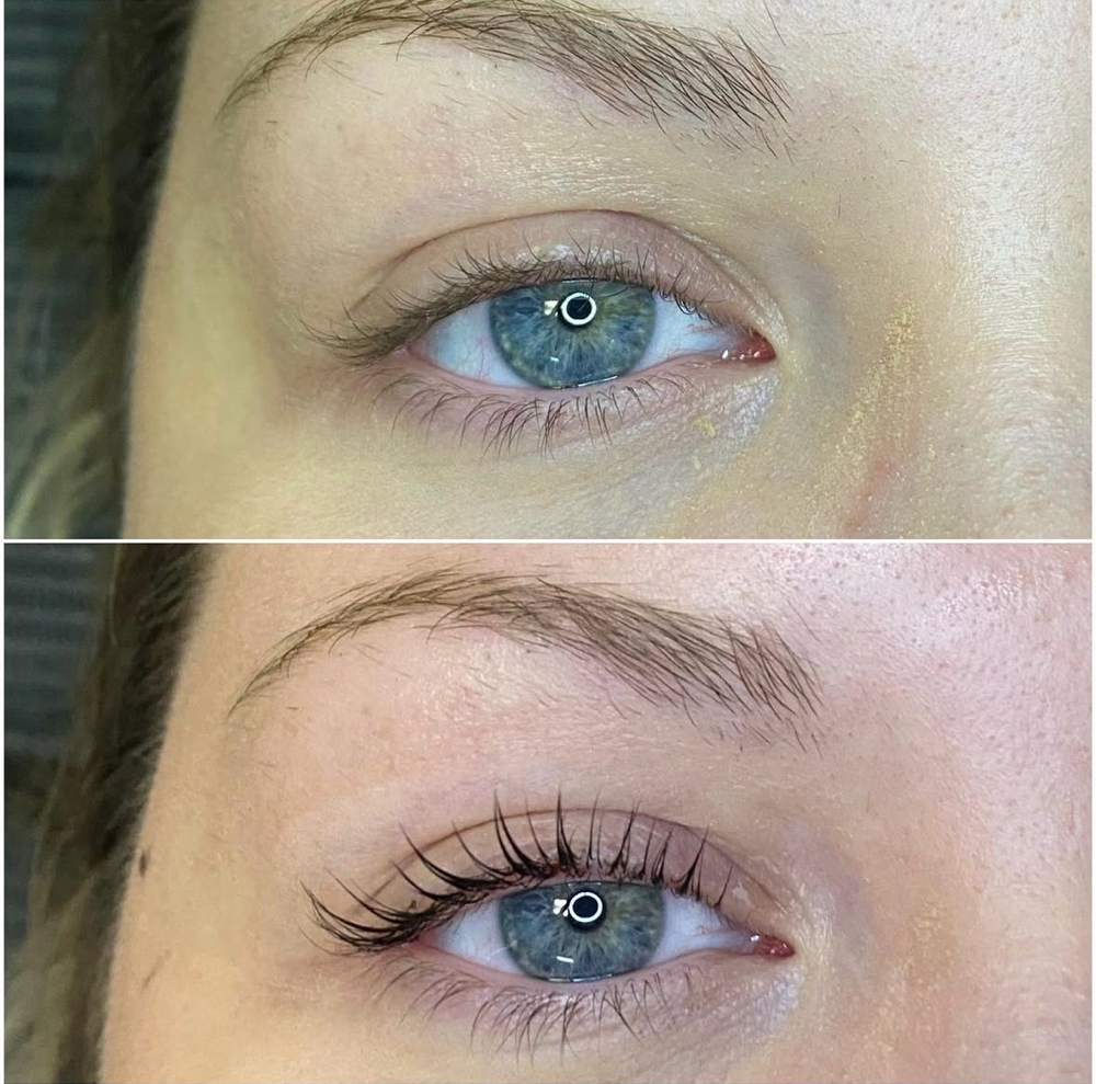 Lash lift and tint
