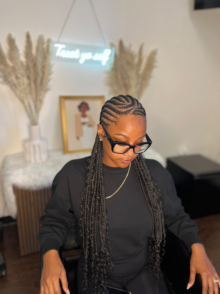 12-14 freestyle stitch braids