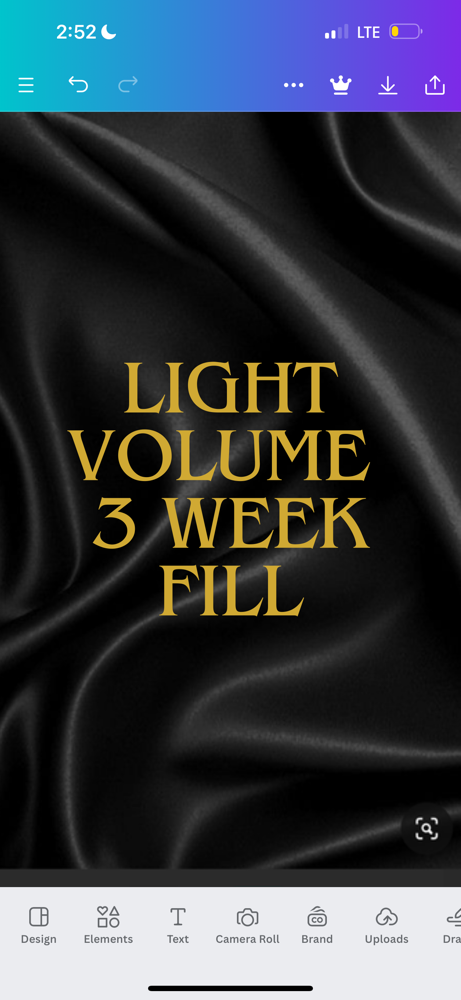 Light Volume 3 Week Fill