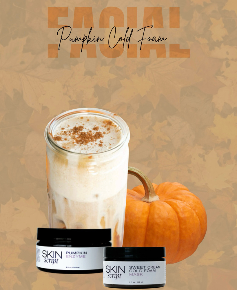 Pumpkin Cold Foam Facial 🍂☕️
