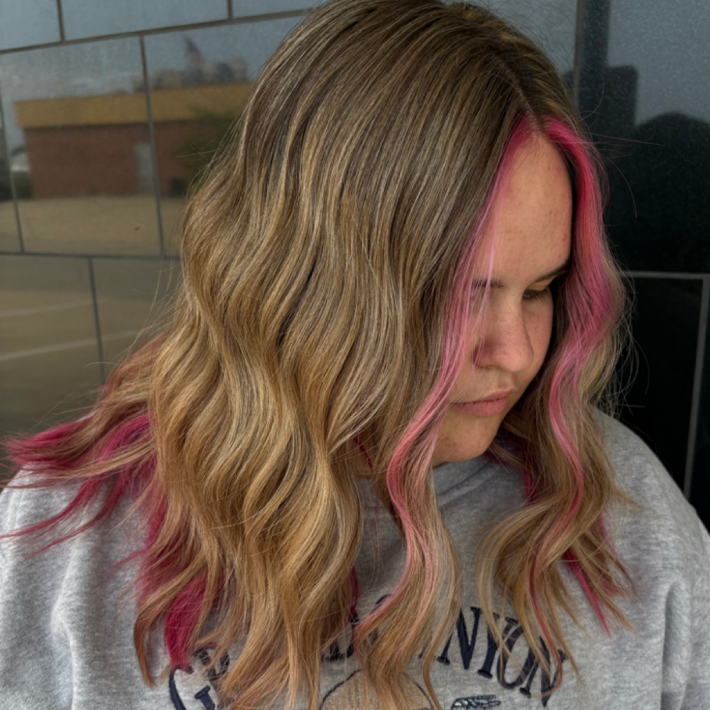 Sydney | Pop Of Color at Aurora Blush Salon in Iowa, IA