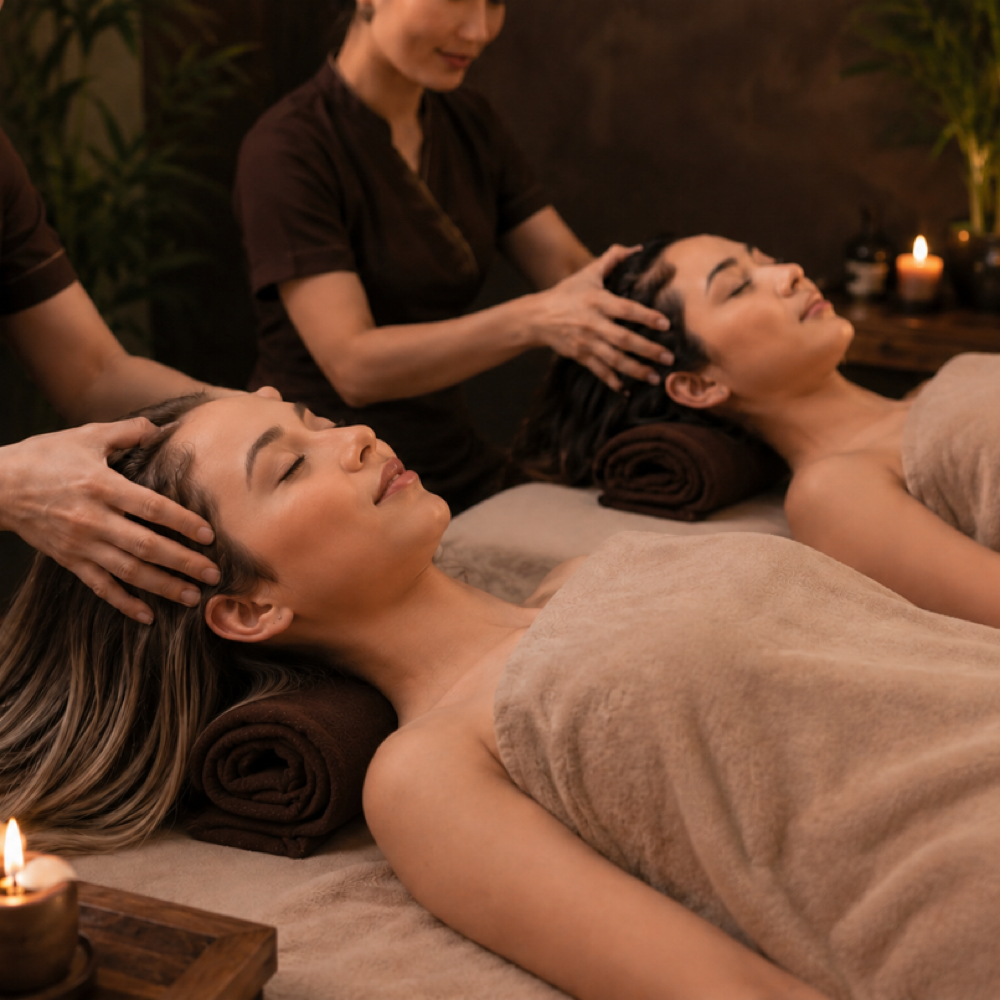 Group Service at Orchid head spa in Portland, OR