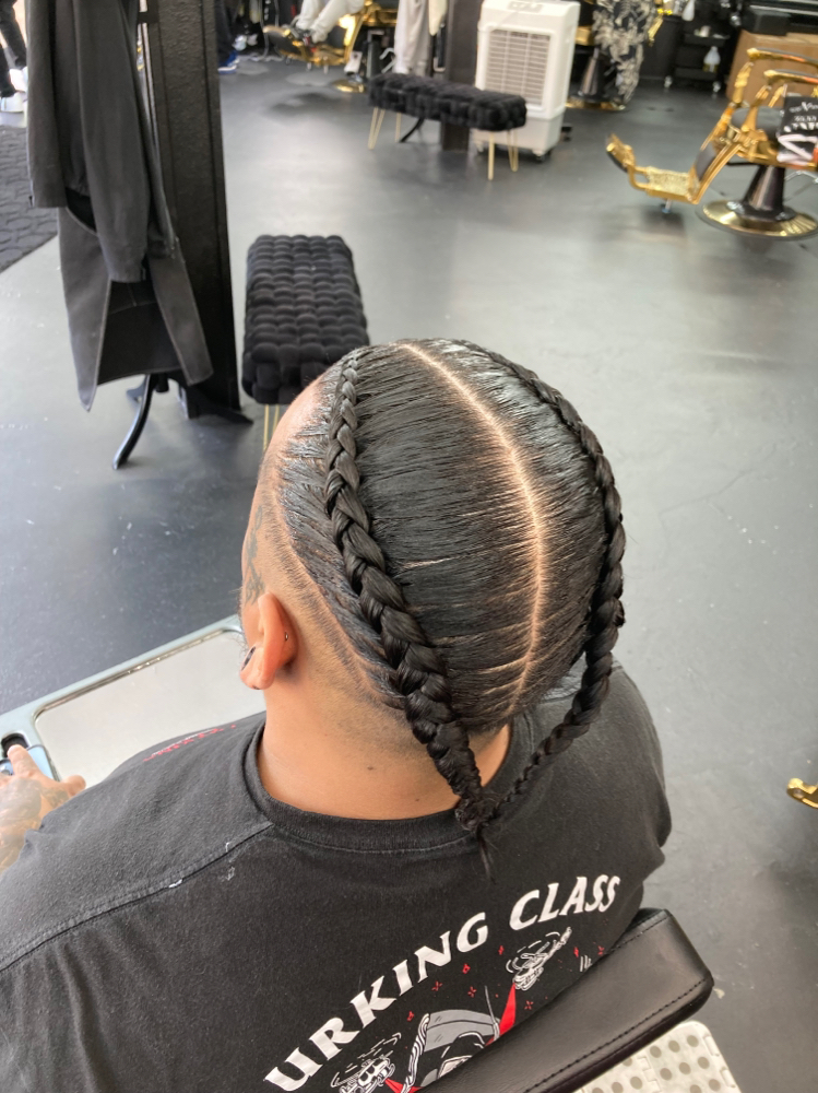 2 Men Stitch Braids