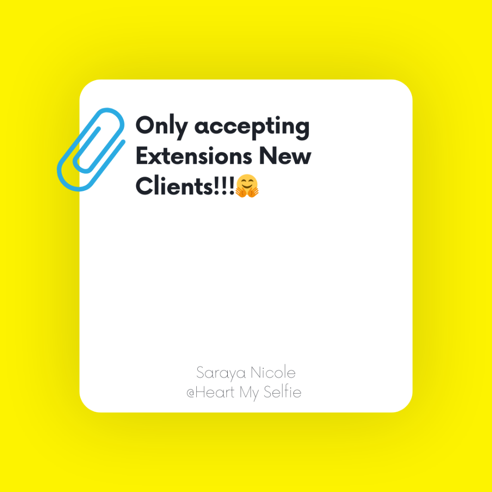 Only Taking NEW Extensions Clients