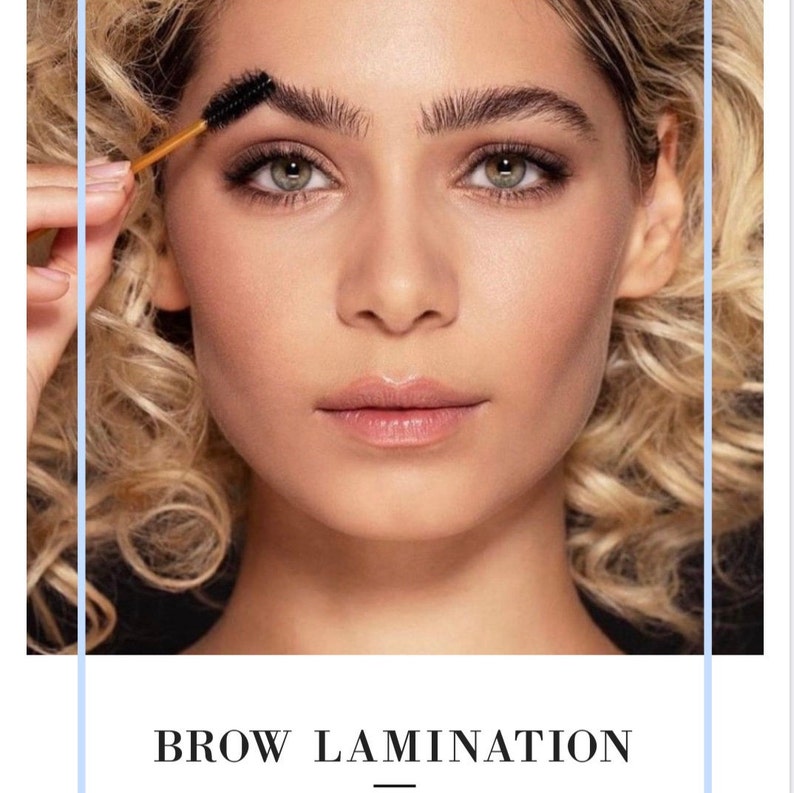 Brow Lamination & Tint