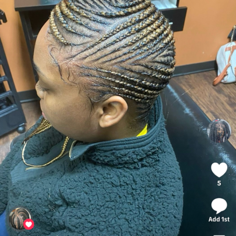 Lemonade Braids at Mame’s  hair braiding in Cordova, TN