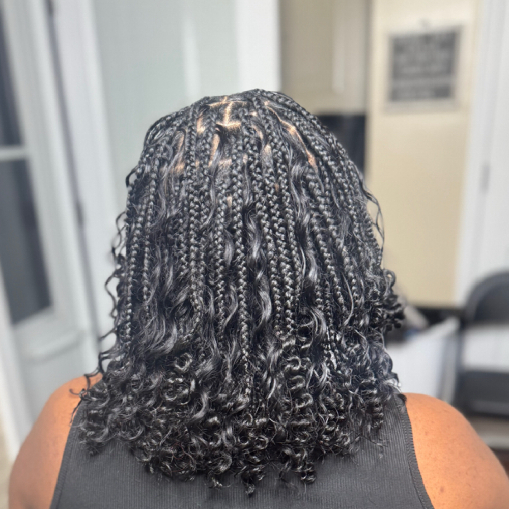 Boho Bob Braids at KissedByKe Styles in Ruston, LA