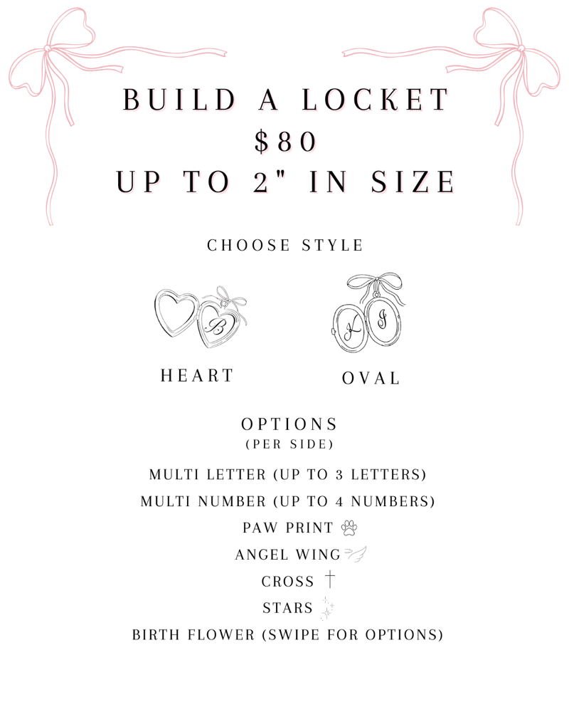 Build A Locket at Blondie’s Ink in Point Pleasant, WV