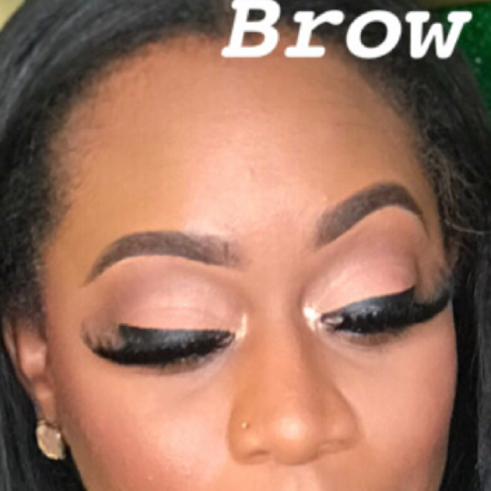 Ombre Brows/Temporary Shading at Jaye Venae The MUA in Lancaster, TX