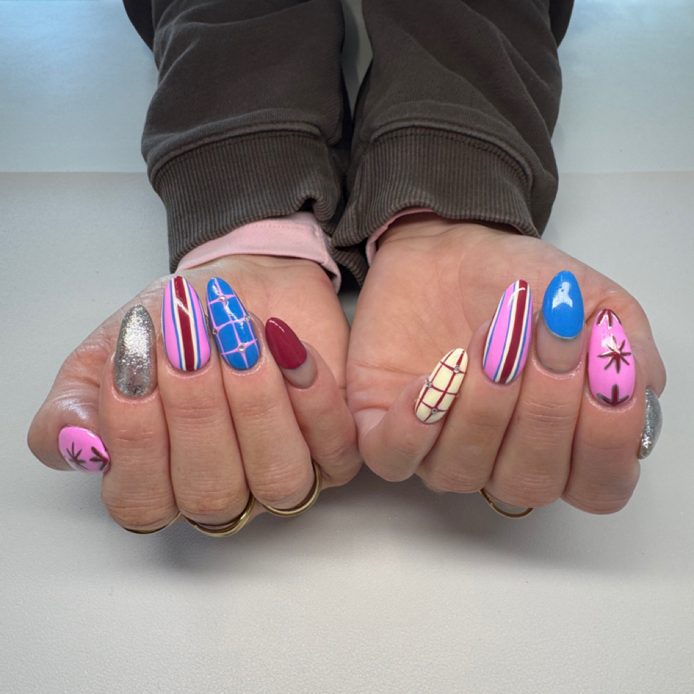 Detailed Nail Art- Tier 4 at Urbane Nail Studio in Valparaiso, IN