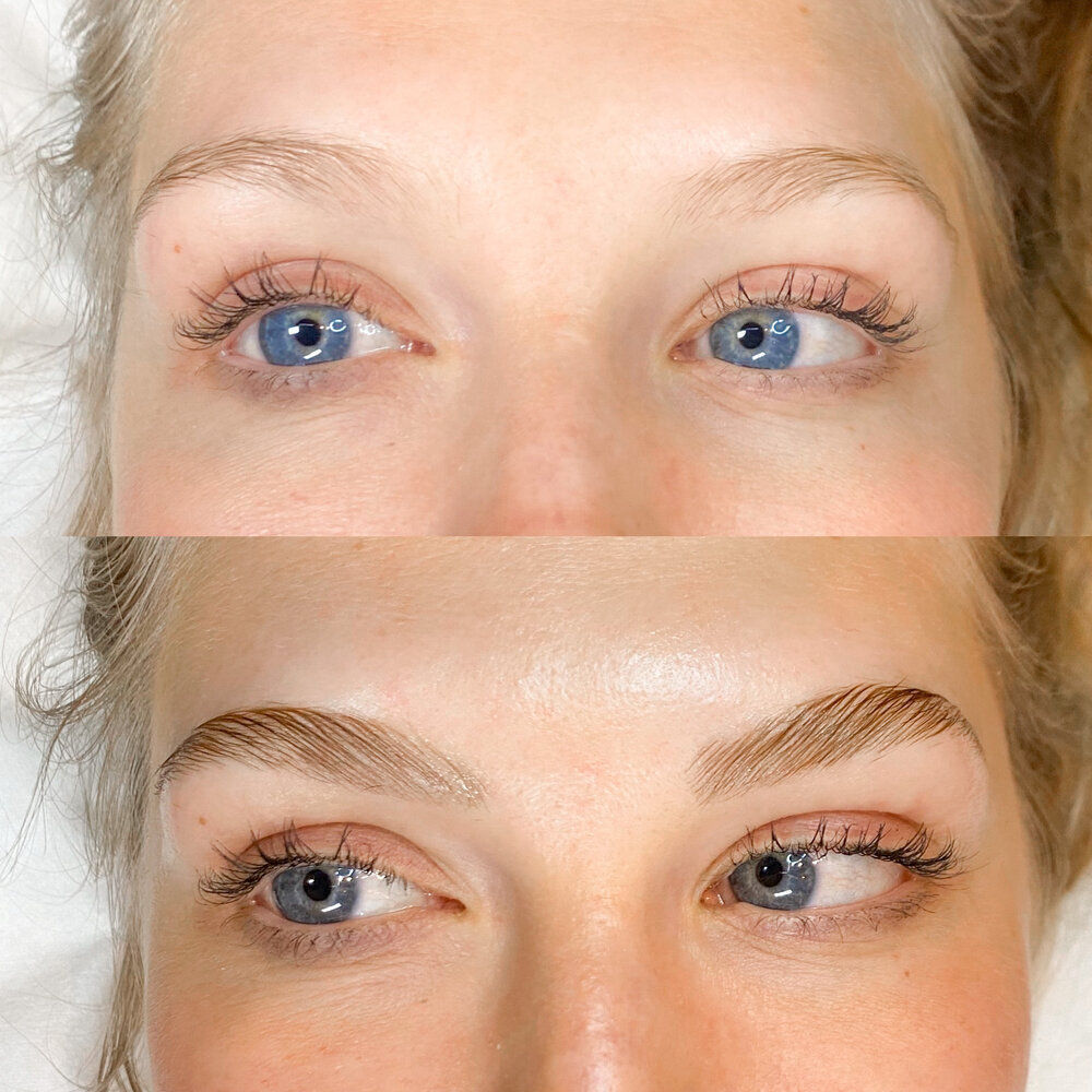 Brow Lamination with Tint