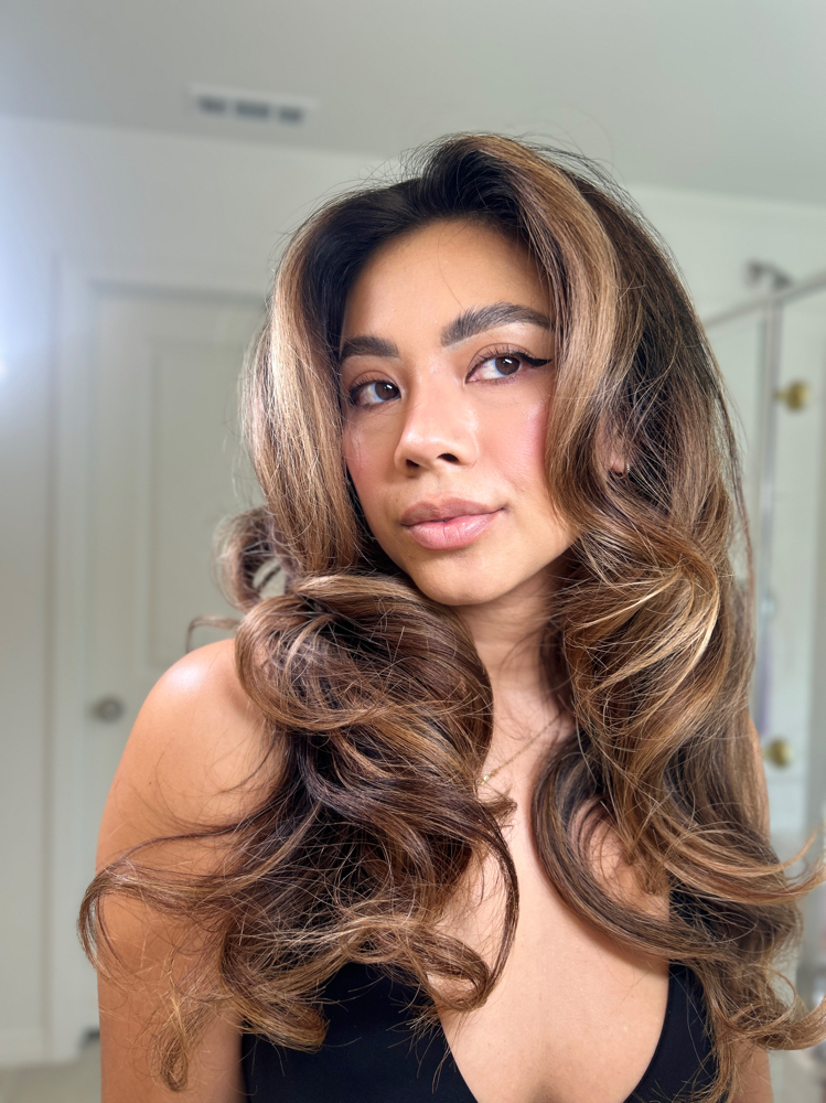 Blow Out With Round Brush