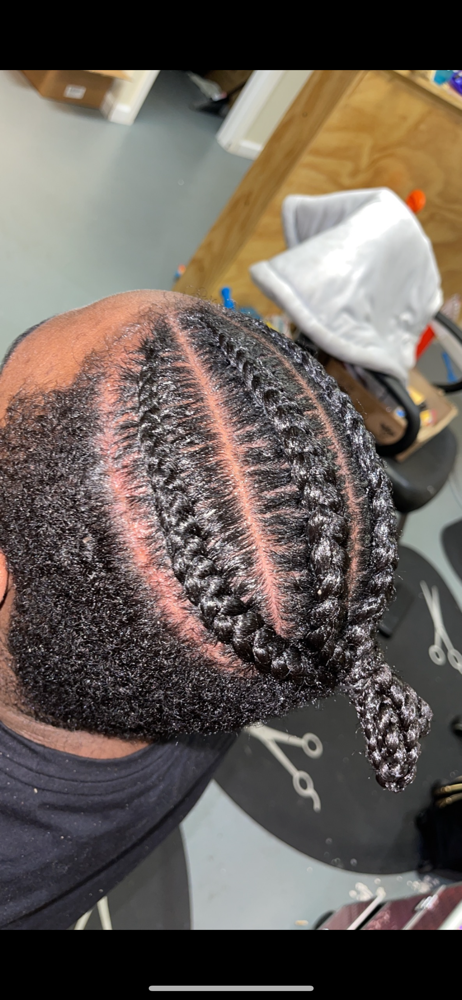Mens Braids For Man Bun