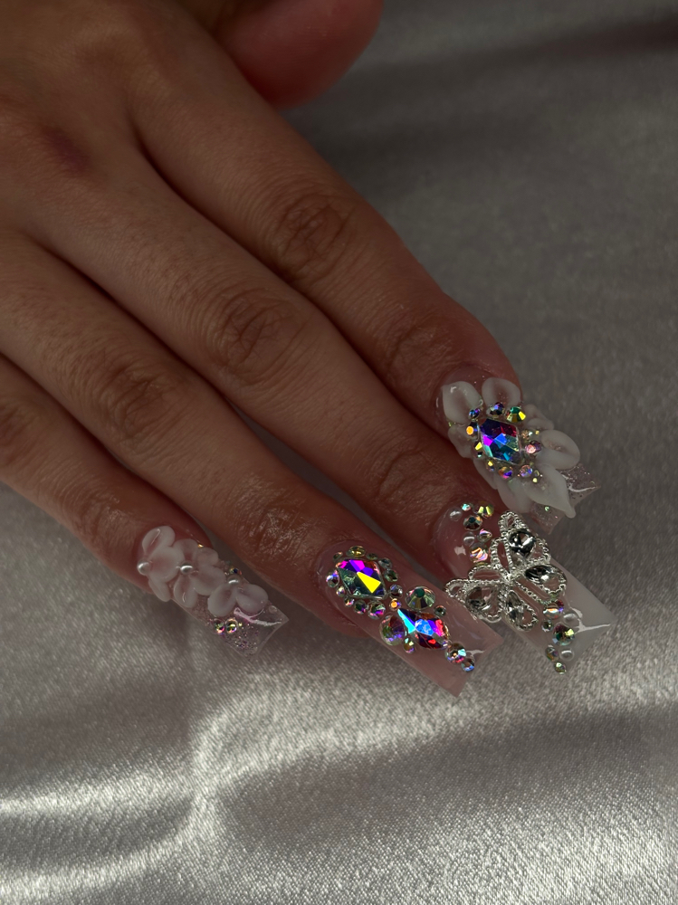 Acrylic/Gel Flowers (ADD ON!)