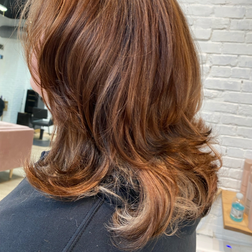 Roller Blowout Color Add On at Ami Steele in Grand Island, NE