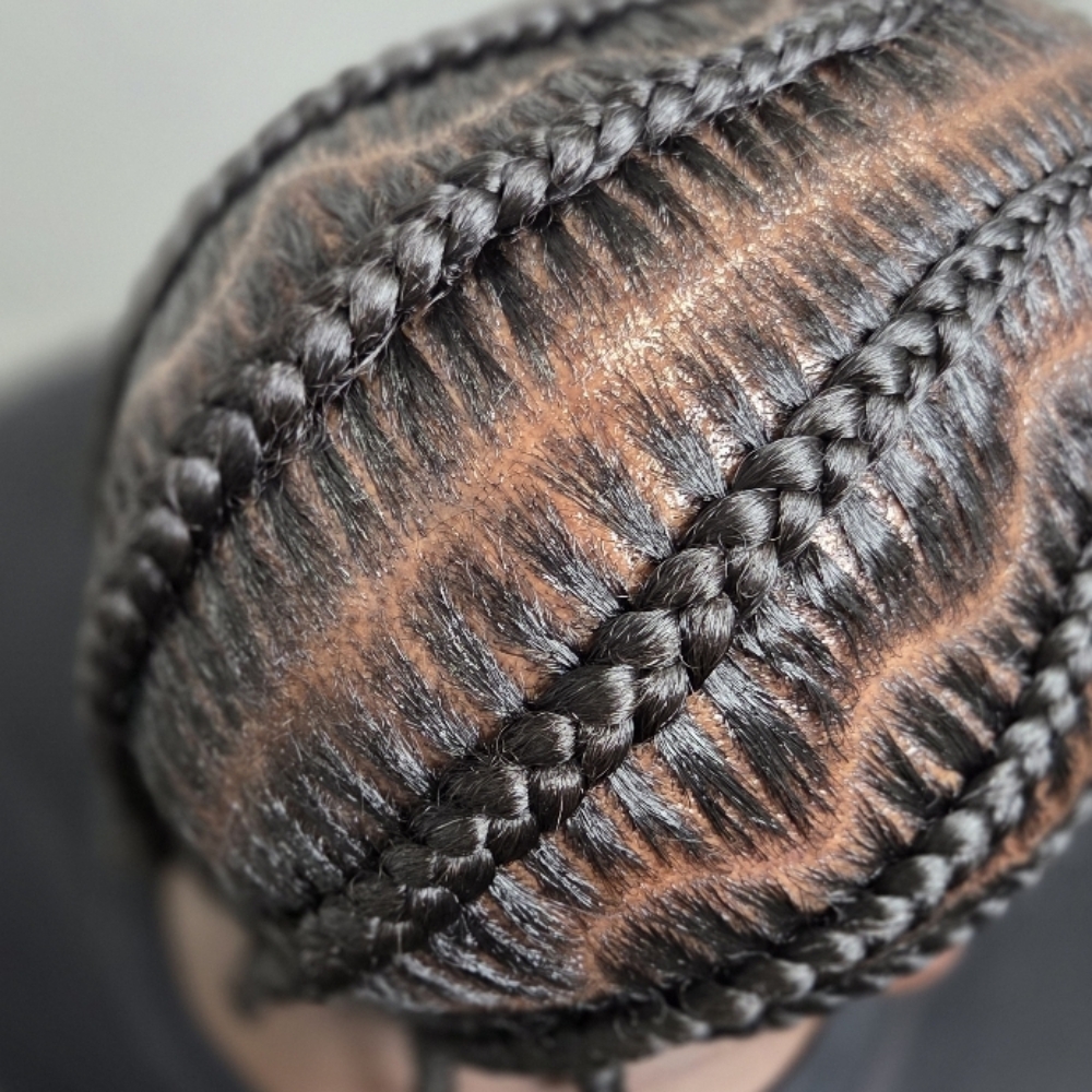 Basic Stitch Braids Full Head at Chariese Ray in Hazelwood, MO